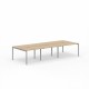 Nova U 6 Person Back to Back Bench Desk